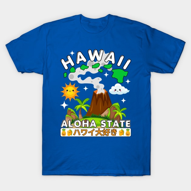 Kawaii Aloha Hawaii T-Shirt by Energized Designs
